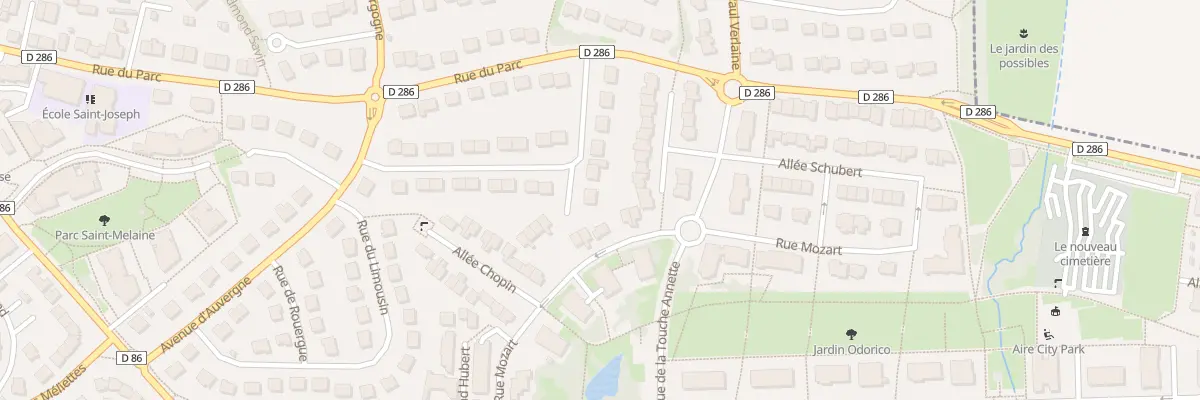 Plan du 20 Rue du Nivernais à Chantepie