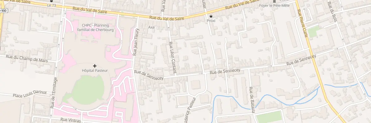 Plan du 31 Rue de Sennecey à Cherbourg-en-Cotentin