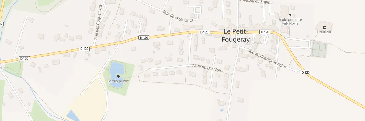 Plan du 10 All du Blé Noir au Petit-Fougeray