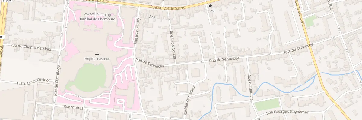 Plan du 27 Rue de Sennecey à Cherbourg-en-Cotentin