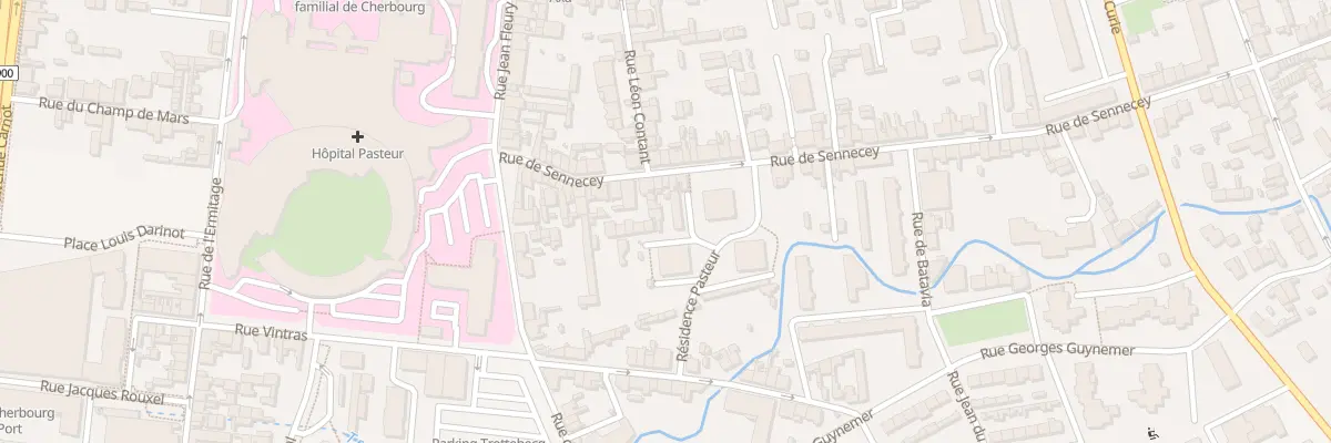 Plan du 28 Rue de Sennecey à Cherbourg-en-Cotentin