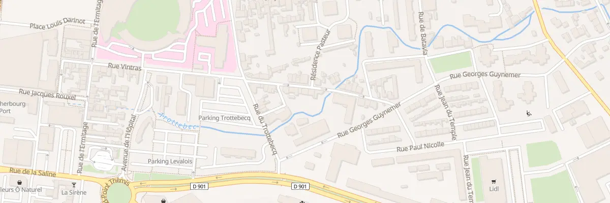 Plan du 14 Rue Letellier à Cherbourg-en-Cotentin
