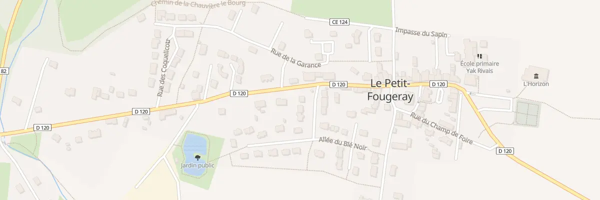 Plan du 2 All du Tournesol au Petit-Fougeray