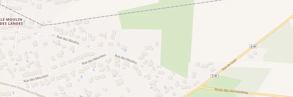 Plan du 41 Rue des moulins à Treillières