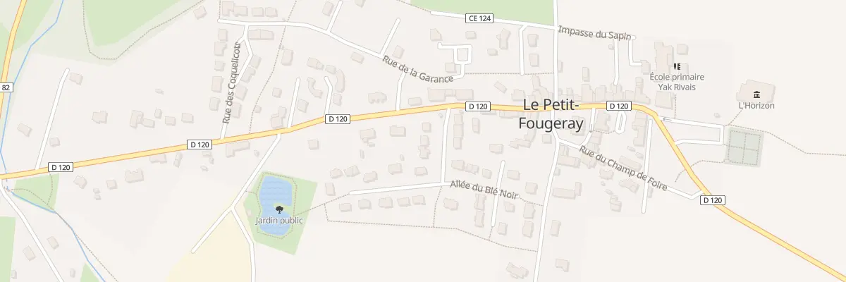 Plan du 4 All du Tournesol au Petit-Fougeray
