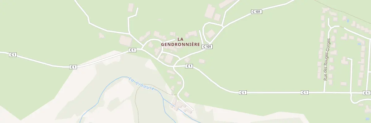 Plan du 2 La Gendronnière au Girouard