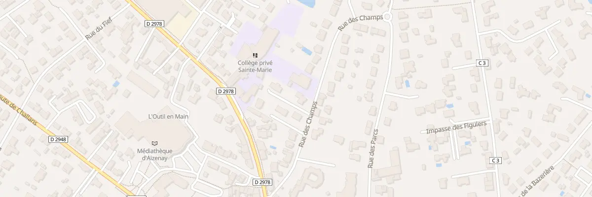 Plan du 9B Rue des champs à Aizenay