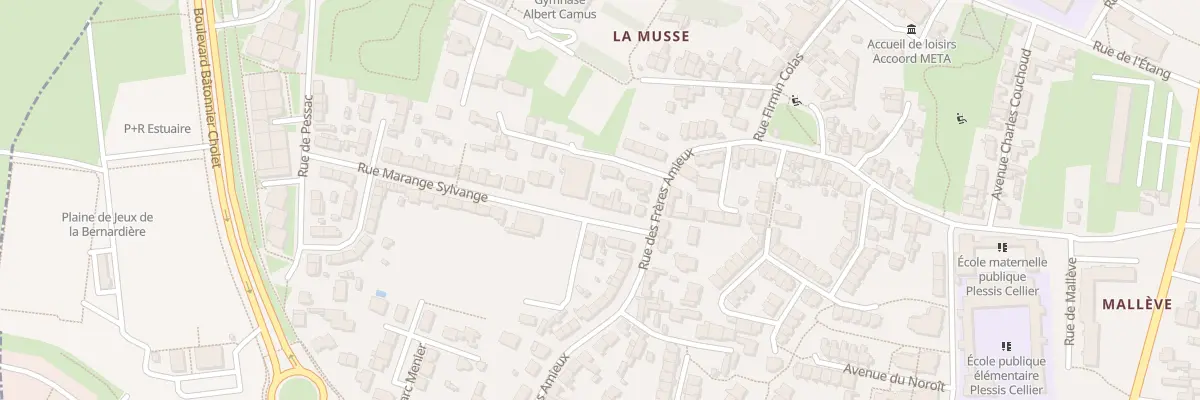 Plan du 10 Rue Marange Sylvange à Nantes