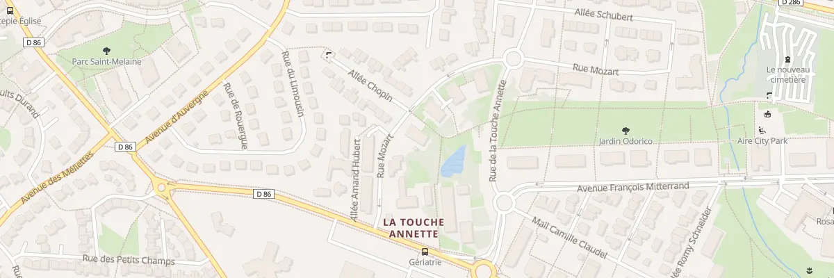 Plan du 15 Rue Mozart à Chantepie