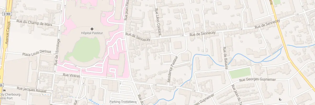 Plan du 24 Rue de Sennecey à Cherbourg-en-Cotentin