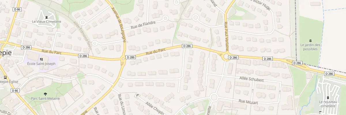 Plan du 26 Rue du Parc à Chantepie