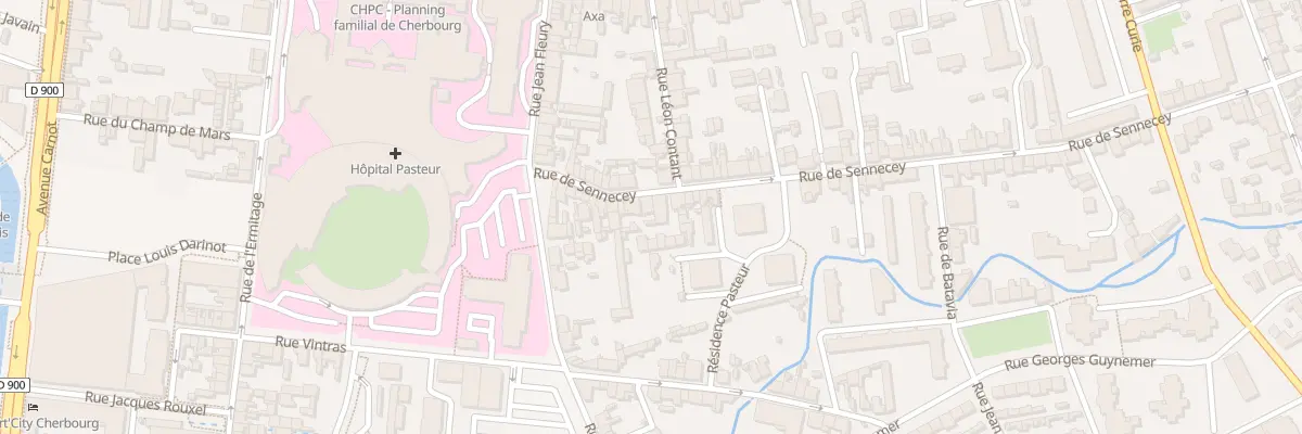 Plan du 20 Rue de Sennecey à Cherbourg-en-Cotentin