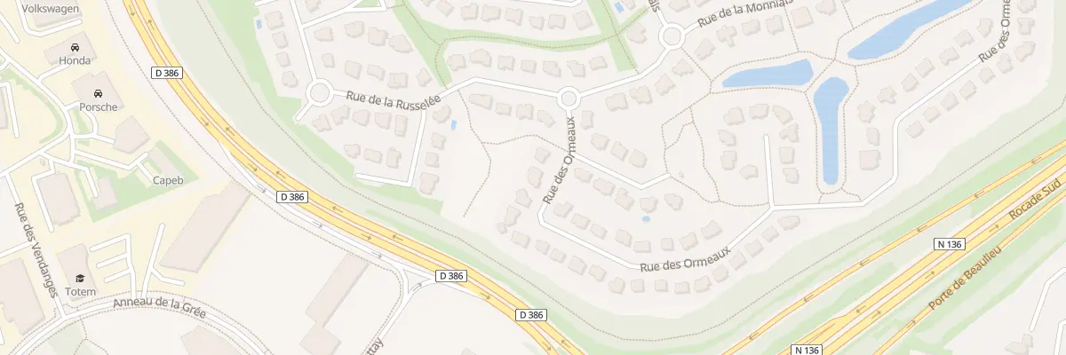 Plan du 5 Rue des Ormeaux à Cesson-Sévigné