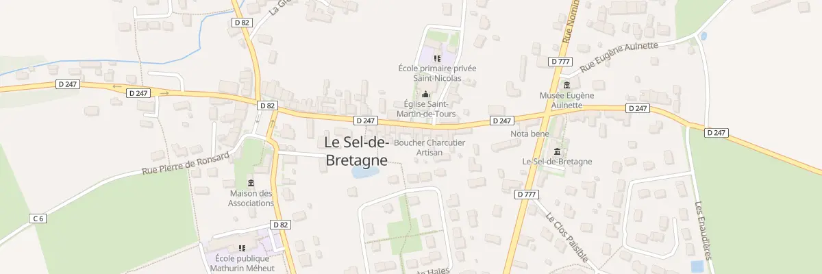 Plan du 15 Rue Duguesclin au Sel-de-Bretagne