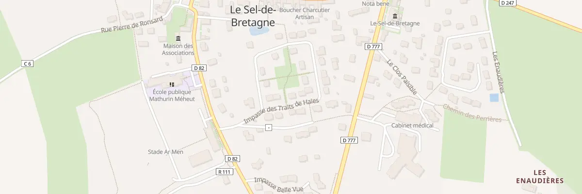 Plan du 7 Imp le Trait des Haies au Sel-de-Bretagne
