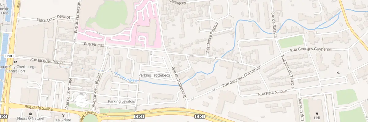 Plan du 4B Rue Letellier à Cherbourg-en-Cotentin