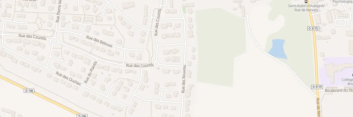 Plan du 3 Rue de la Douellière à Saint-Aubin-d’Aubigné