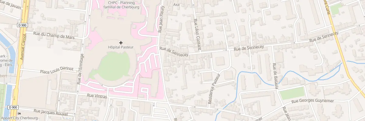 Plan du 12 Rue de Sennecey à Cherbourg-en-Cotentin