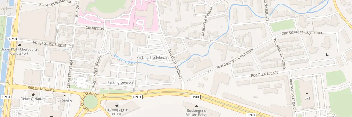 Plan du 33 Rue du Trottebecq à Cherbourg-en-Cotentin