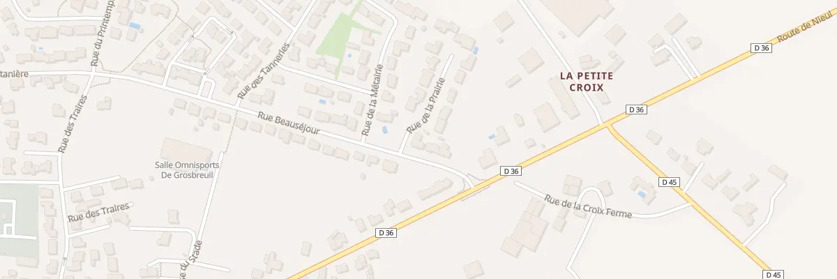 Plan du 21 Rue beauséjour à Grosbreuil