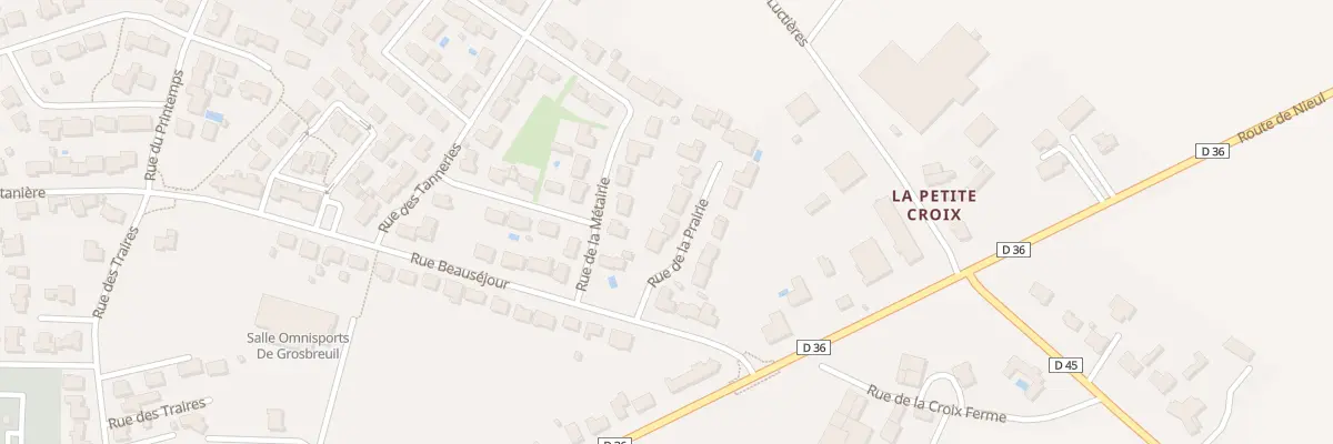 Plan du 3 Rue de la prairie à Grosbreuil