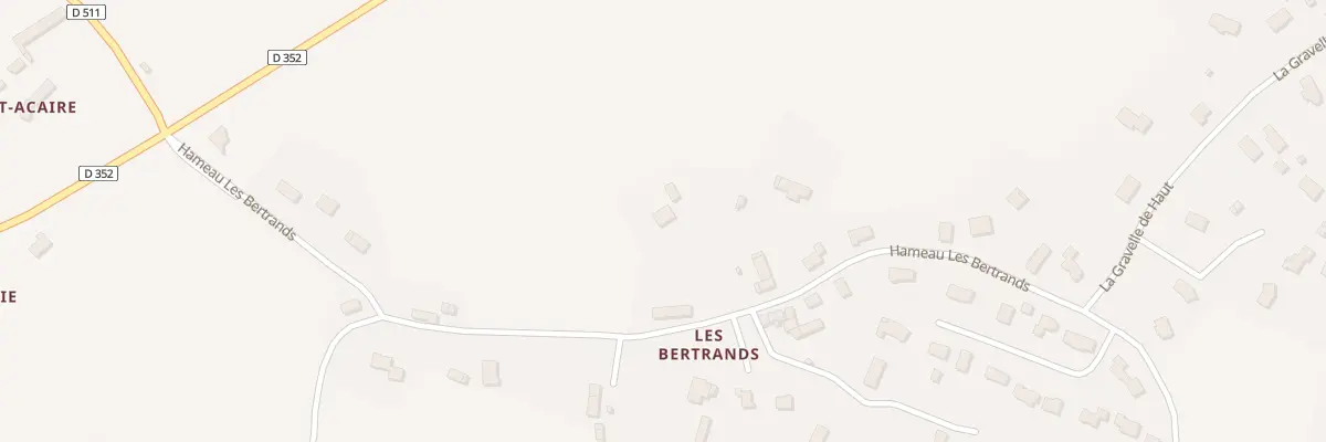 Plan du 43 Les Bertrands à Tollevast