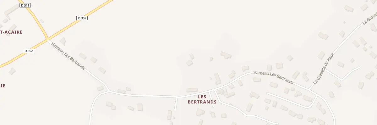 Plan du 43 Les Bertrands à Tollevast