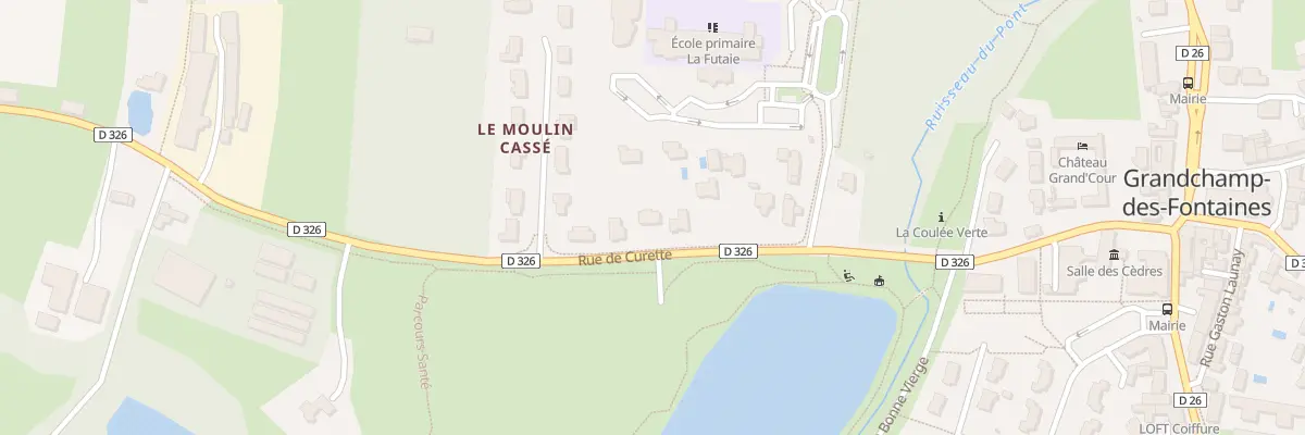 Plan du 24 Rue de curette à Grandchamp-des-Fontaines