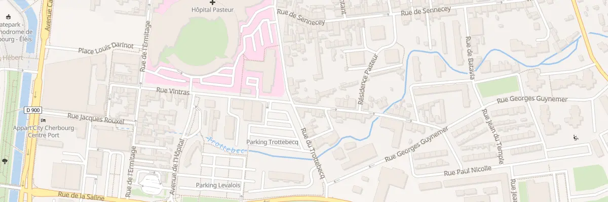 Plan du 1 Rue Letellier à Cherbourg-en-Cotentin