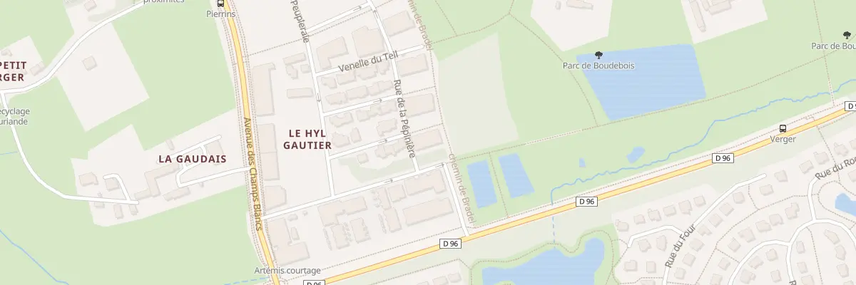 Plan du 2 Rue de la Pépinière à Cesson-Sévigné