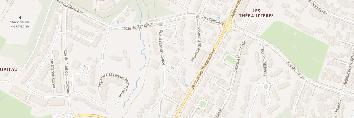 Plan du 23 Rue du Mozambique à Saint-Herblain