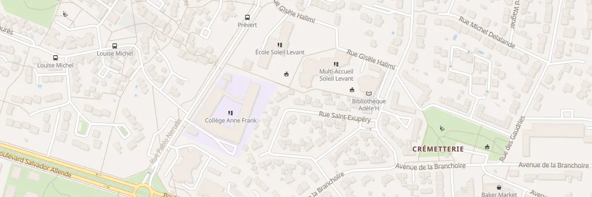 Plan du 24 Rue Saint Exupéry à Saint-Herblain