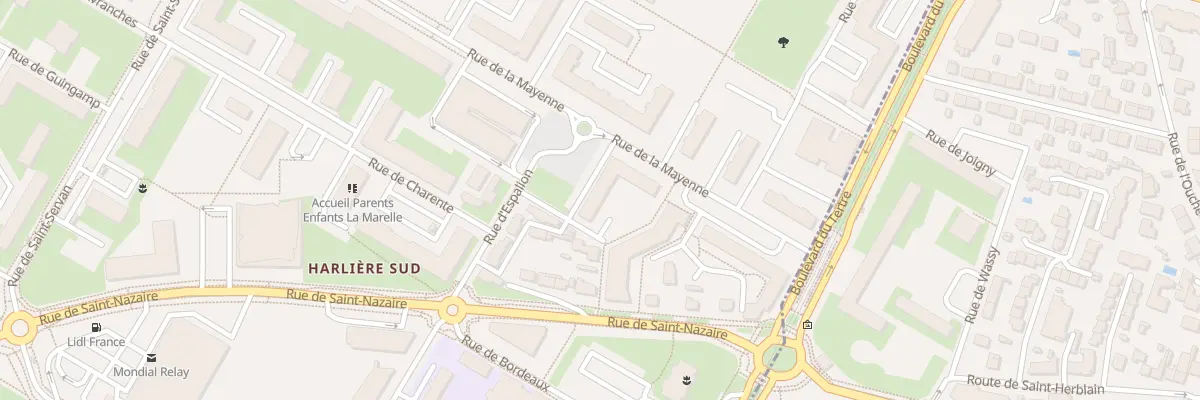 Plan du 1 Rue d’Espalion à Saint-Herblain