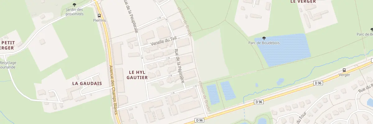 Plan du 4 Rue de la Pépinière à Cesson-Sévigné