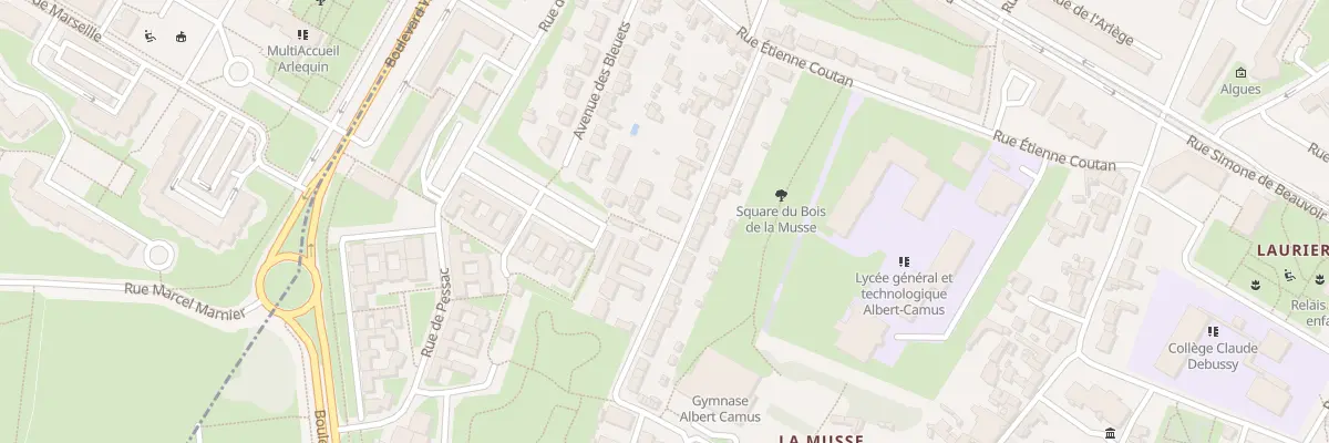 Plan du 23 Rue du Bois de la Musse à Nantes