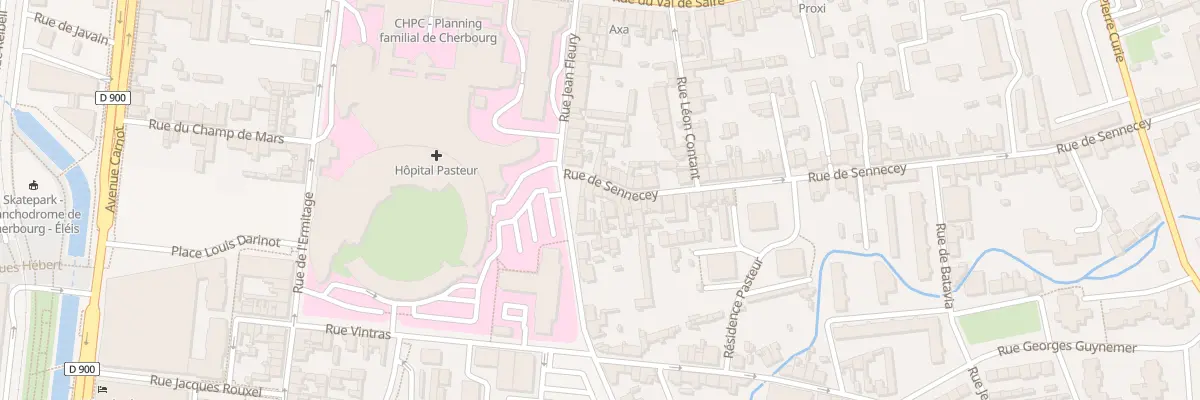 Plan du 2B Rue de Sennecey à Cherbourg-en-Cotentin
