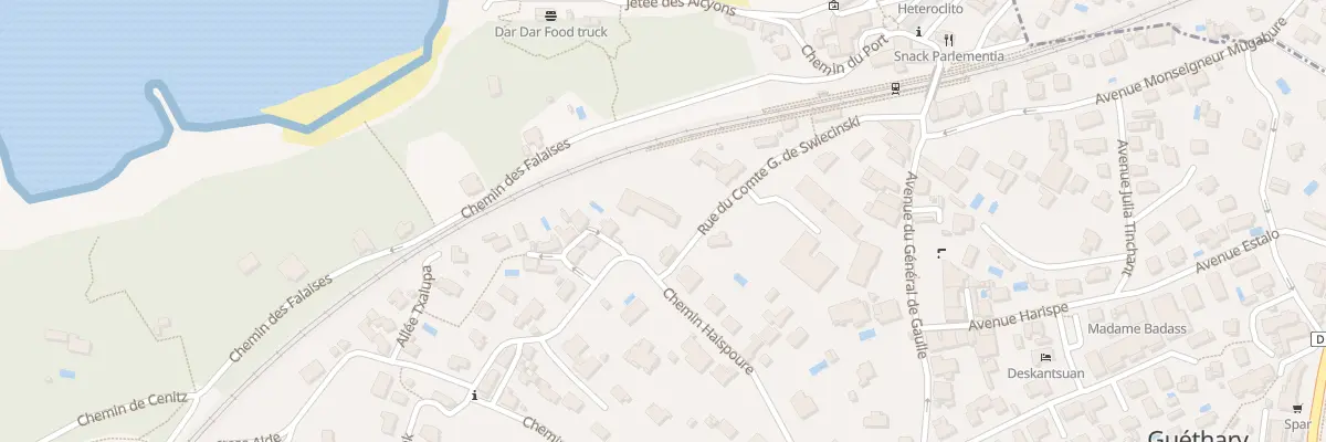 Plan du 352 Che d’Haispoure à Guéthary