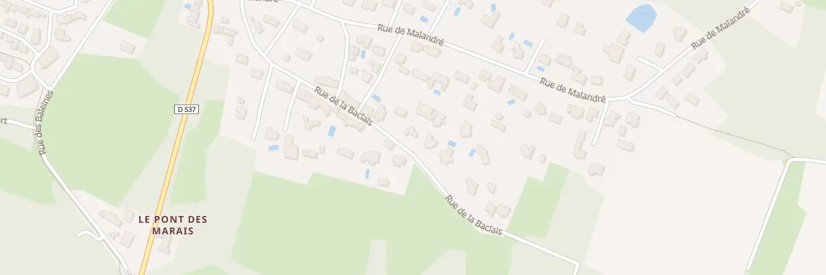 Plan du 21 Rue de la baclais à Treillières