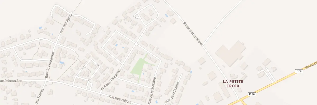 Plan du 18 Rue de la métairie à Grosbreuil