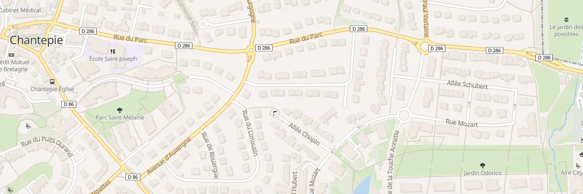 Plan du 8 Rue du Nivernais à Chantepie