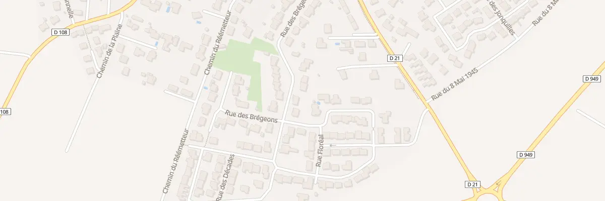 Plan du 21 Rue des Brégeons à Talmont-Saint-Hilaire