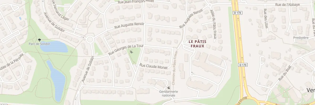 Plan du 16 Rue Georges de La Tour à Vern-sur-Seiche
