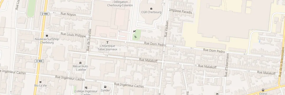 Plan du 52 Rue Dom Pedro à Cherbourg-en-Cotentin