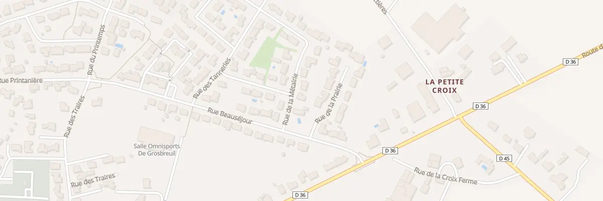 Plan du 4 Rue de la métairie à Grosbreuil