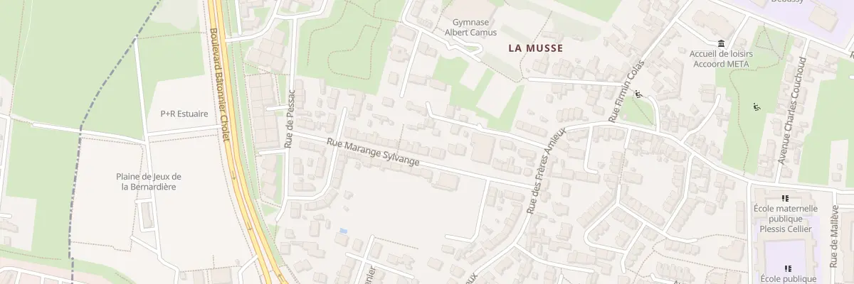 Plan du 16 Rue Marange Sylvange à Nantes