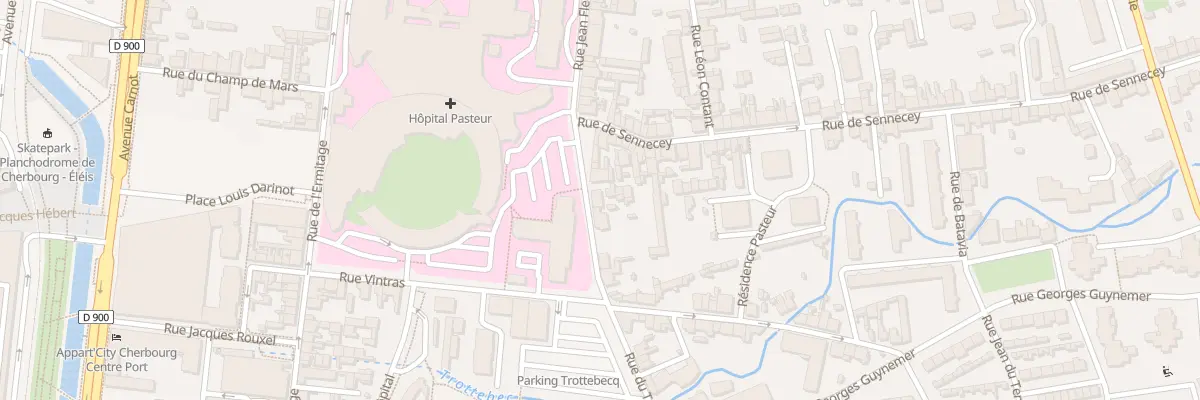 Plan du 7 Rue du Trottebecq à Cherbourg-en-Cotentin