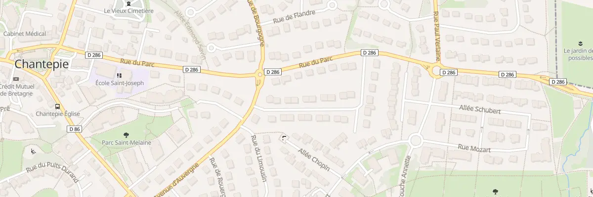 Plan du 7 Rue du Nivernais à Chantepie