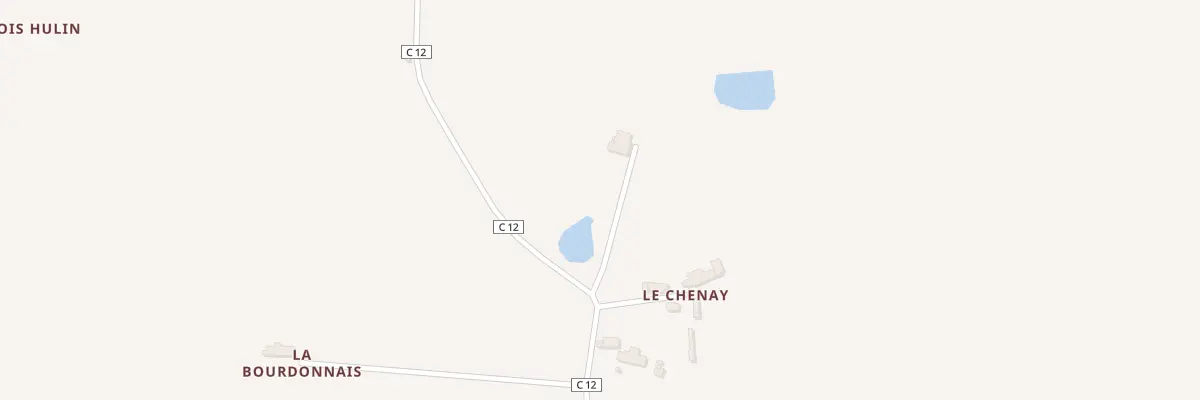 Plan du 1 Le Chenay à Saint-Aubin-d’Aubigné