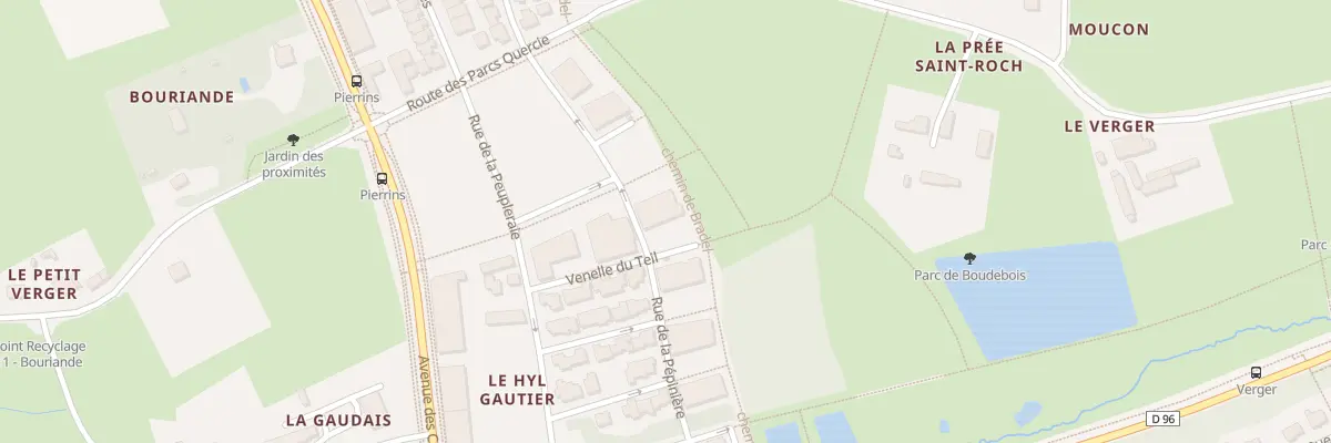Plan du 8 Rue de la Pépinière à Cesson-Sévigné