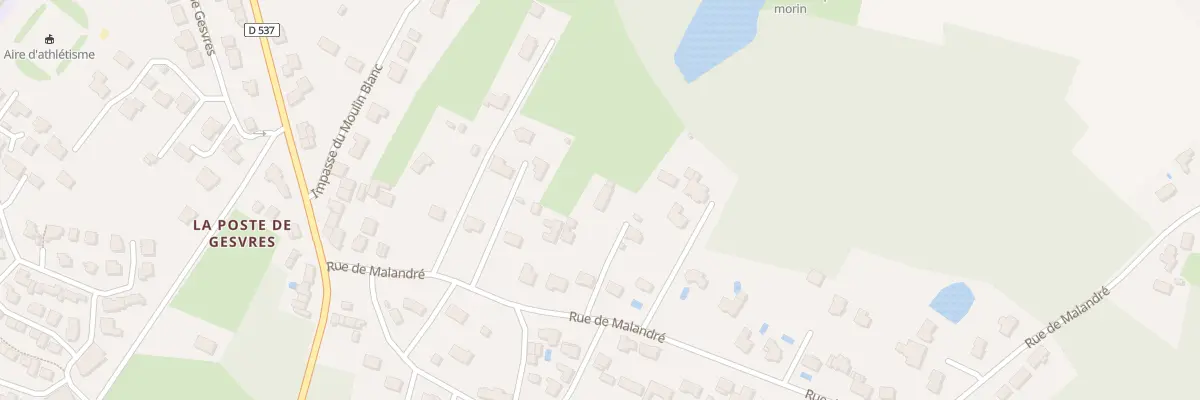 Plan du 25B Rue de malandré à Treillières